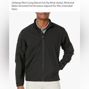 Callaway Men's Black Windbreaker Jacket